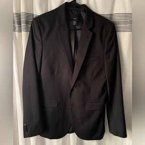 H&M Slim Fit 34R Black Blazer
